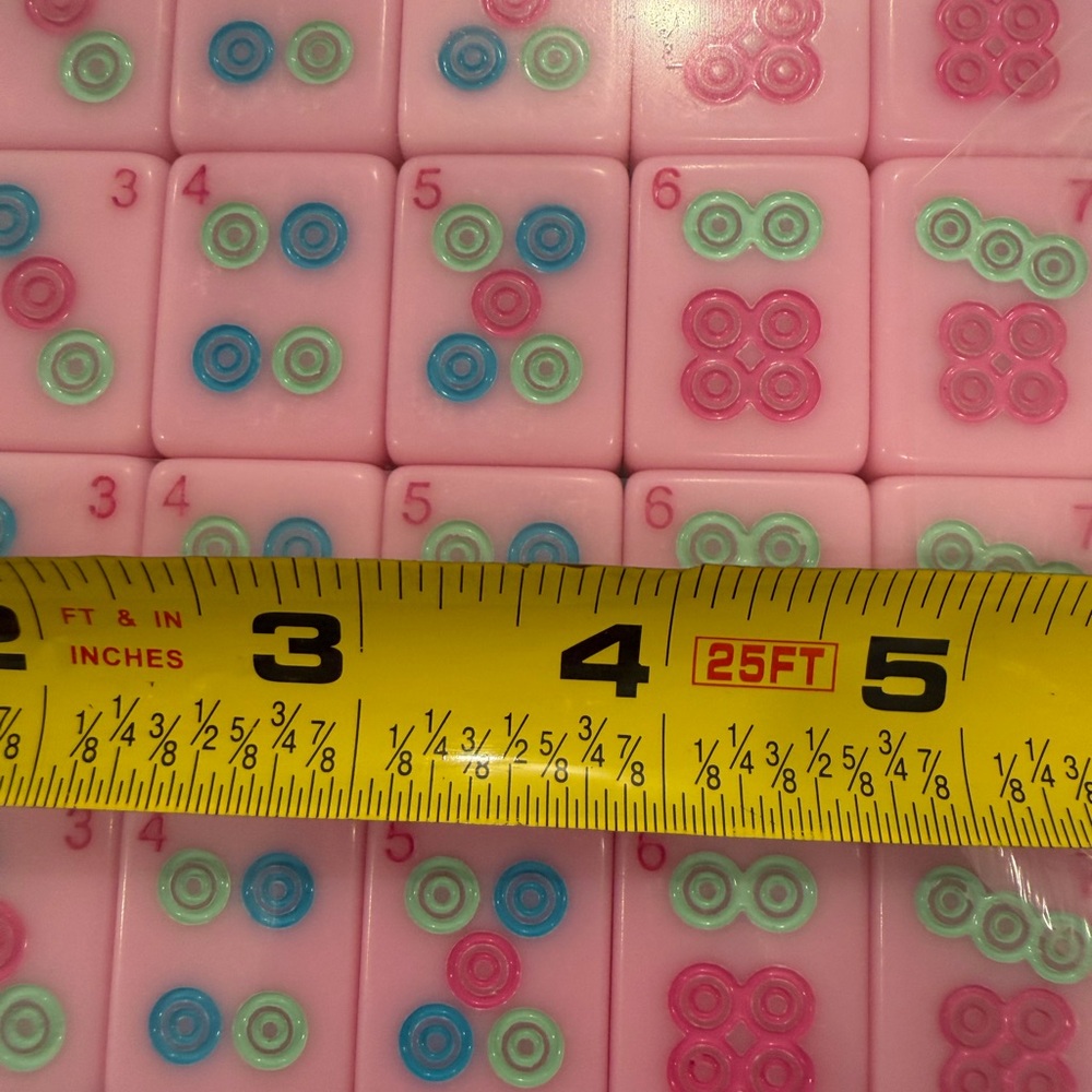 Pink Mahjong Tile Set - Picture 4 of 7